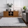 Bubble Dekoratif Gri Peluş Halı – Kaymaz, Kolay Temizlenen, Yumuşak Dokulu