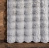 Bubble Dekoratif Gri Peluş Halı – Kaymaz, Kolay Temizlenen, Yumuşak Dokulu