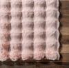 Bubble Dekoratif Pudra Peluş Halı – Kaymaz, Kolay Temizlenen, Yumuşak Dokulu