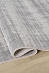 Edge SerisiEdge Serisi Geometrik Çizgi Desenli Gri Akrilik Modern Salon Halısı