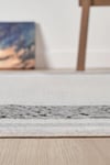 Edge SerisiEdge Serisi Klasik Desenli Gri Krem Modern Salon Halısı – Çerçeveli Akrilik Halı