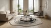 Luxora SerisiModern Bej Krem Salon Halısı Amorf Kesim Luxora LX003