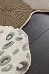 Luxora SerisiModern Bej Salon Halısı Çiçek Desenli Amorf Luxora LX006