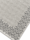 Matrix SerisiMatrix Serisi Gri Krem Balıksırtı Desenli Sisal Dokulu Modern Halı