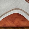 Moretti AmorfKiremit Krem Organik Kesim Amorf Halı – Modern Salon ve Oturma Odası Halısı