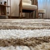 Moretti AmorfMoretti Amorf Bej Kahve Organik Desenli Yıkanabilir Halı