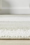 PEARL Pearl - Glow Eskitme Çerçeveli Açık Krem Modern Salon ve Odası Halısı