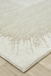 PEARL Pearl - Glow Eskitme Çerçeveli Açık Krem Modern Salon ve Odası Halısı