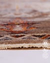 Salon HalısıAsır Serisi Krem Vintage Halı Zamansız Çiçek Desenli Modern ve Antibakteriyel