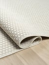 Salon HalısıBombay Serisi Krem Halı Minimalist Dekorasyonların Ferah Tamamlayıcısı Pati Dostu Halı