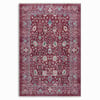 Salon HalısıTwist Bordo Halı Geleneksel Motif Pamuk Tabanlı Yumuşak Doku makinada yıkanabilir
