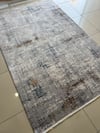 Son Kalan Özel Parçalarİpek Halı Massive 12707 Modern Gri Salon Halısı 160x230