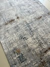 Son Kalan Özel Parçalarİpek Halı Massive 12707 Modern Gri Salon Halısı 160x230