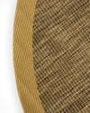 Açık Krem Çerçeveli Modern Sisal Halı