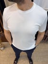 Basic Pamuklu T-Shirt (BEYAZ)