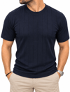 Bisiklet Yaka Rayon Triko T-Shirt -Laci