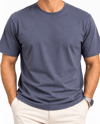 Erkek Basic Rayon Kumaş Tişört-Gri