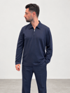Fermuarlı Rayon Kumaş Polo Yaka-Laci