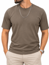 Modal Kumaş Premium Tshirt-Açık Kahve