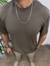 Modal Kumaş Premium Tshirt-Açık Kahve