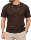 Modal Kumaş Premium Tshirt-KAHVE