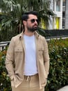 Paraşüt Gömlek Krem