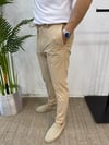 Paraşüt Kumaş Pantolon Krem