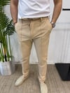 Paraşüt Kumaş Pantolon Krem