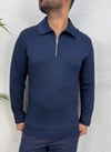 PREMİUM POLO YAKA SWEATSHİRT-LACİ