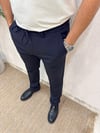 Premium Spandex Kumaş Jogger Pantolon-Siyah