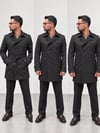 Premium Trenckot-Siyah