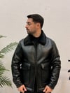 SİYAH PREMİUM KALIN KÜRKLÜ MONT ÇİFT FERMUARLI