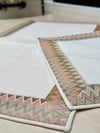 120*60 Missoni Model Kırmızı İkili Paspas Takımı