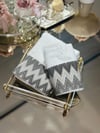 30x50 Missoni Model Siyah El Havlusu