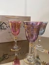 Elegant ayaklı gold detay Kadeh Bardagı