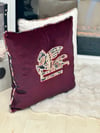 Etro Model Bordo Kadife Çok Renkli Kırlent