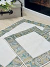 Etro Model Mavi İkili Paspas Takımı