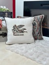 Etro Model Şal Desenli Siyah Dekoratif Kırlent
