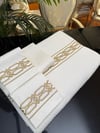 Labirent Gold Nakışlı Pike Takımı