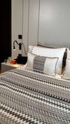 Missoni Model Antrasit Yatak Örtüsü