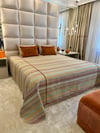 Missoni Model Turuncu Yatak Örtüsü