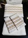 Nevresim Takımı Çarkıfelek Gold Nakışlı (King Size)