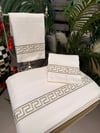 Nevresim Takımı Versace Model Vizon Nakış (King Size)