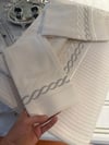 Saç Örgüsü Desenli Pike Takımı (King Size)