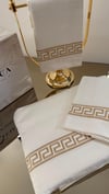Versace Nakışlı Vizon Nevresim Takımı KS