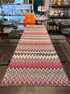 Zikzak Desenli  Bordo Runner