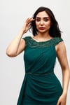 Helin Yakası Taş İşlemeli Abiye