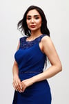 Helin Yakası Taş İşlemeli Abiye