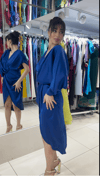 Scuba kumaş  Drape Detaylı Midi Elbise