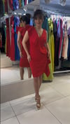 Volanlı Detaylı  Midi Elbise
